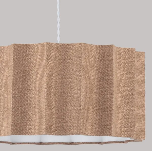 Nova Luce Hnědé závěsné světlo Alve 46 cm