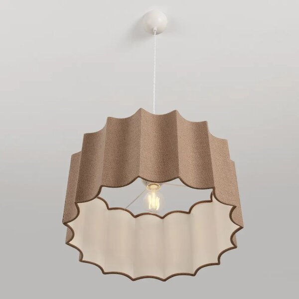 Nova Luce Hnědé závěsné světlo Alve 46 cm