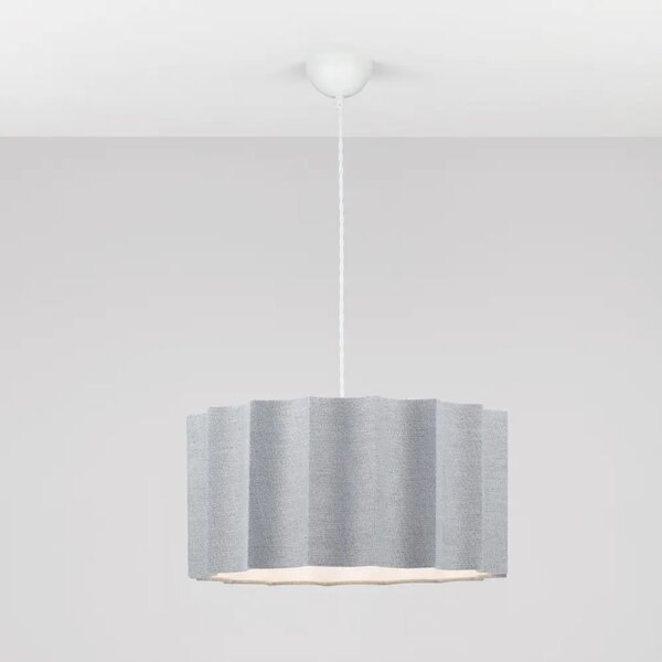 Nova Luce Šedé závěsné světlo Alve 46 cm