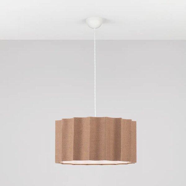 Nova Luce Hnědé závěsné světlo Alve 46 cm