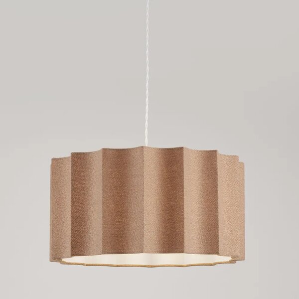 Nova Luce Hnědé závěsné světlo Alve 46 cm