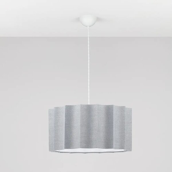 Nova Luce Šedé závěsné světlo Alve 46 cm