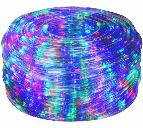 LED světelná hadice - 10m, 240LED, 8 funkcí, paměť, IP44, multicolor