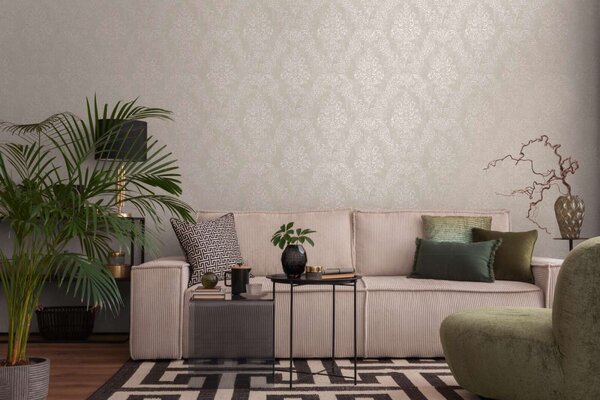 A.S. Création | Vliesová tapeta na zeď Pure Elegance | 0,53 x 10,05 m | šedá