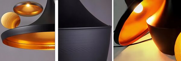 Toolight Závěsné stropní svítidlo Costa C Black