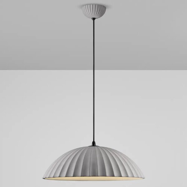 Nova Luce Šedé závěsné světlo Ammos 50 cm