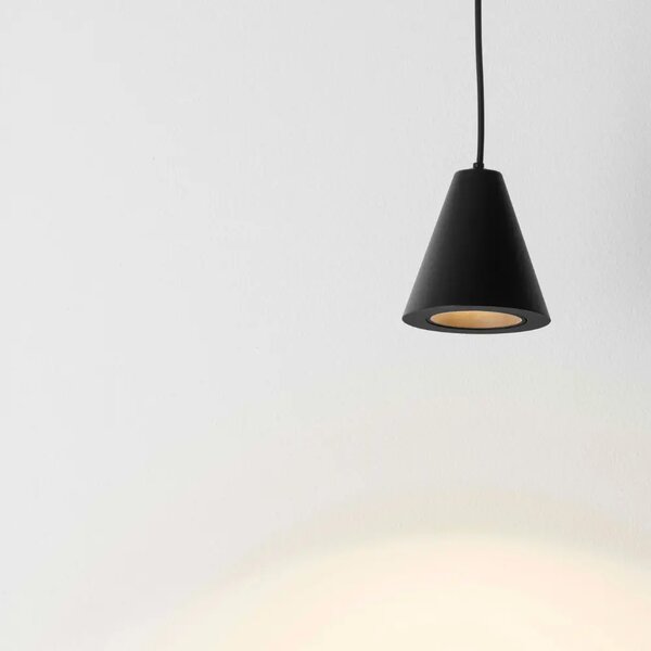 Nova Luce Černé kovové závěsné LED světlo Irmos 6 cm