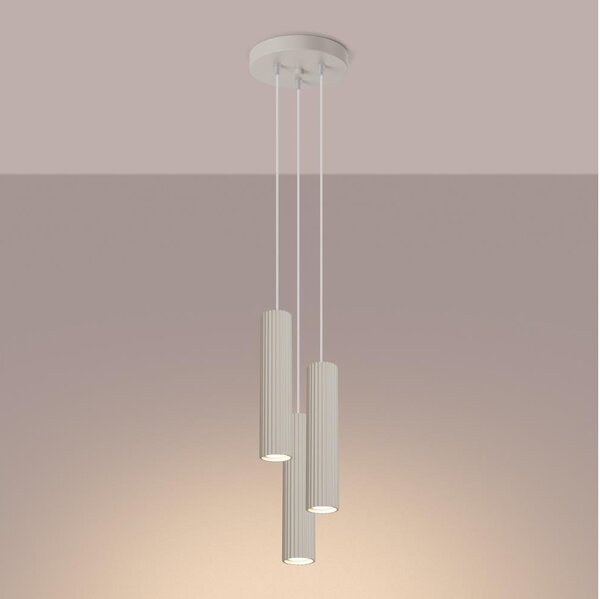 Brilagi - LED Lustr na lanku CRESTO 3xGU10/10W/230V krémová