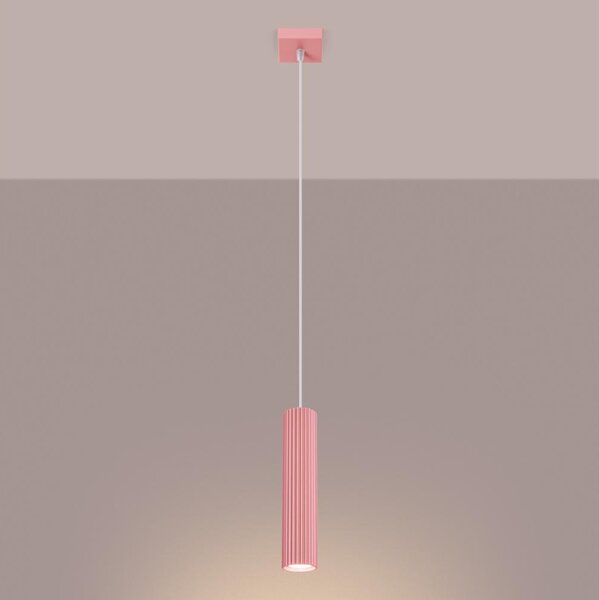 Brilagi - LED Lustr na lanku CRESTO 1xGU10/10W/230V růžová