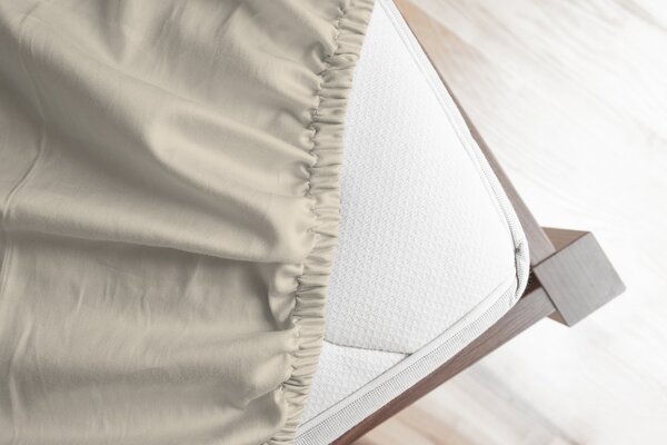 Prostěradlo Natur Jersey bambus 90-100 x 200-220/50