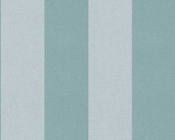 A.S. Création | Vliesová tapeta na zeď Pure Elegance | 0,53 x 10,05 m | tyrkysová, vining ivy, modrá, zelená