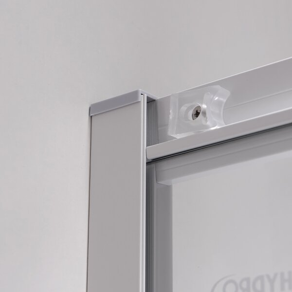 BPS-koupelny Čtvrtkruhový sprchový kout HYD-RK94A 80x80 cm bílá/transparent + vanička HYD-RSV-SXL01A bílá