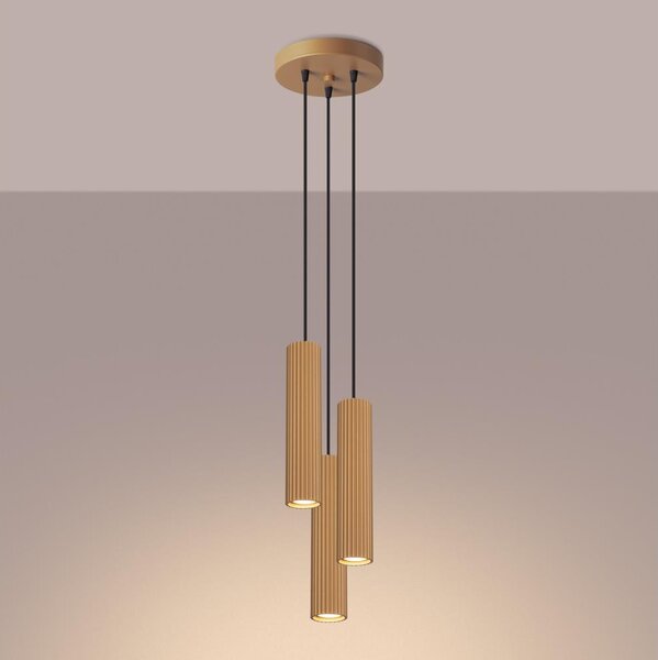 Brilagi - LED Lustr na lanku CRESTO 3xGU10/10W/230V zlatá