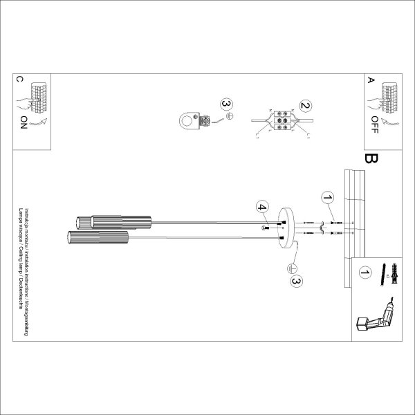 Brilagi - LED Lustr na lanku CRESTO 3xGU10/10W/230V krémová