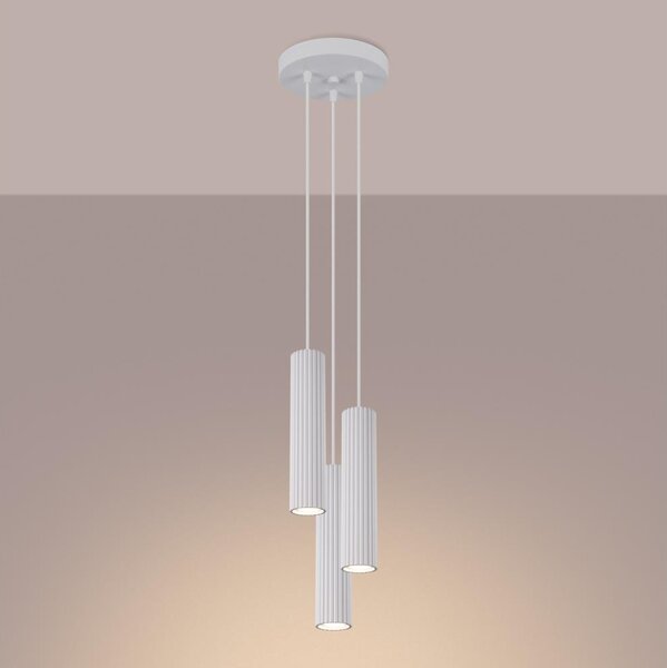 Brilagi - LED Lustr na lanku CRESTO 3xGU10/10W/230V bílá