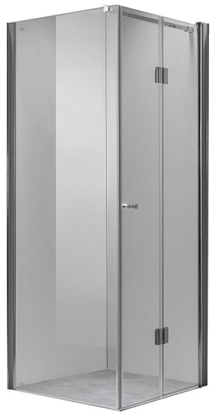 BPS-koupelny Čtvercový sprchový kout HYD-SK1180A 80x80 chrom/transparent - bez vaničky
