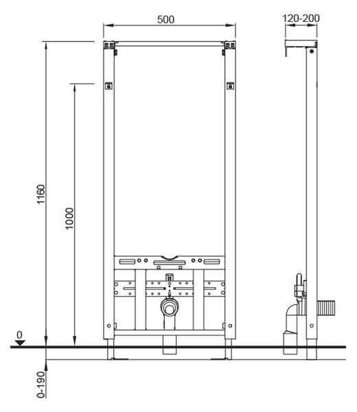 Mereo Mereo, WC modul pro bidet, MM04