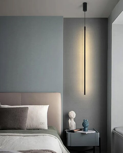 Toolight Toolight, LED stropní svítidlo 100cm, 18W, APP1449-C, černá matná, OSW-04186
