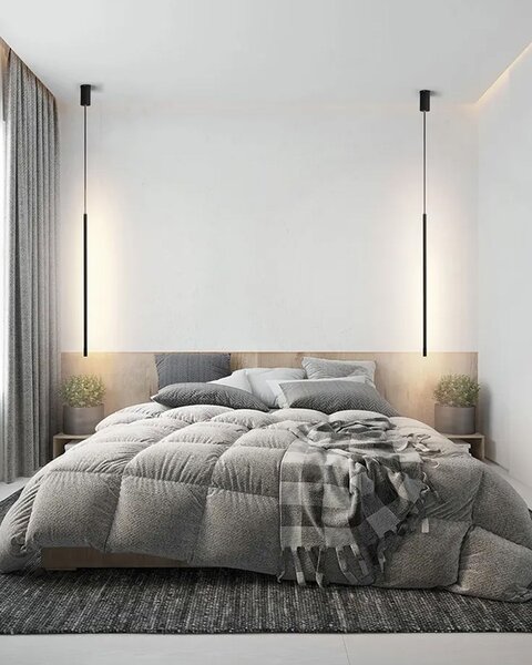 Toolight Toolight, LED stropní svítidlo 100cm, 18W, APP1449-C, černá matná, OSW-04186