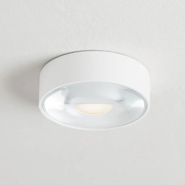 Nova Luce Bílé kovové venkovní stropní LED světlo Grix 11 cm