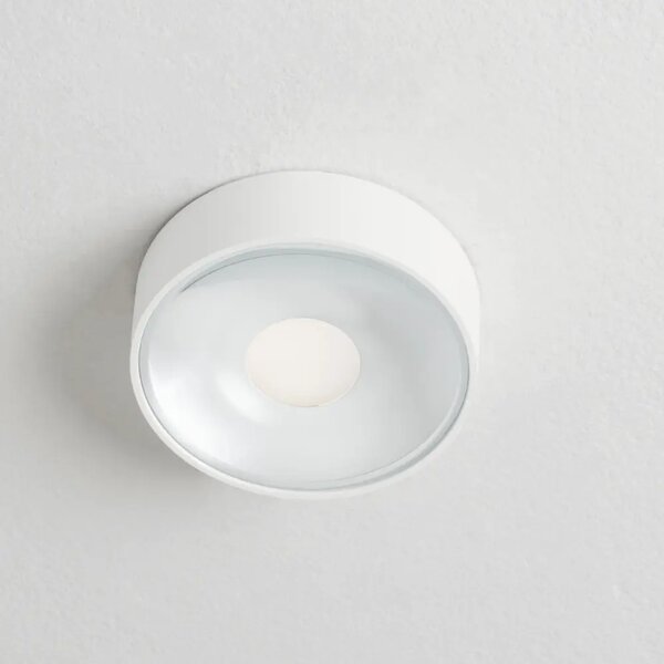 Nova Luce Bílé kovové venkovní stropní LED světlo Grix 11 cm