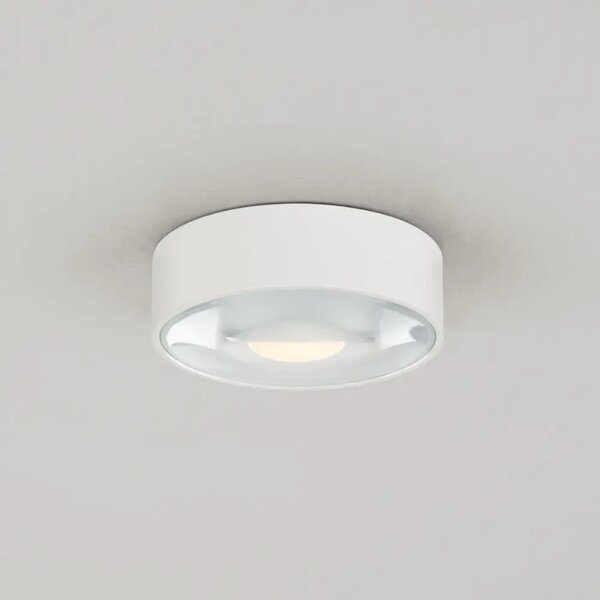 Nova Luce Bílé kovové venkovní stropní LED světlo Grix 11 cm