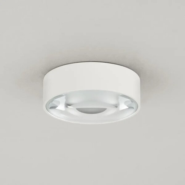 Nova Luce Bílé kovové venkovní stropní LED světlo Grix 11 cm
