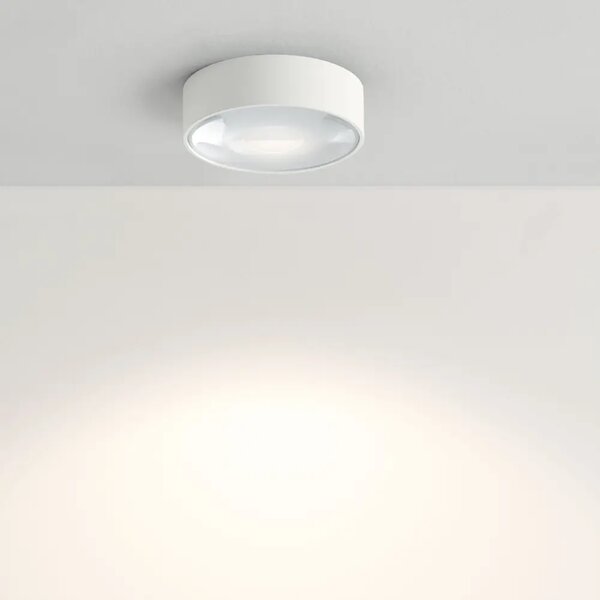 Nova Luce Bílé kovové venkovní stropní LED světlo Grix 11 cm