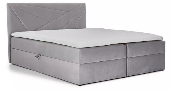 Boxspringová postel 120x220 IVANA 5 - růžová + topper ZDARMA