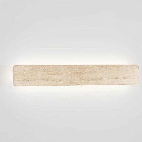 Nova Luce Travertinové nástěnné LED světlo Alyssa 60 cm