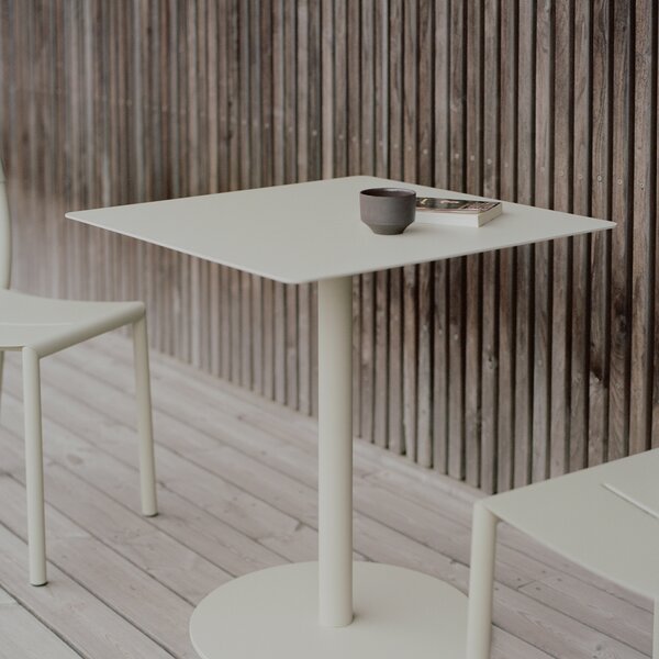 NEW WORKS Zahradní stolek May Bistro, Ø90, Light Grey