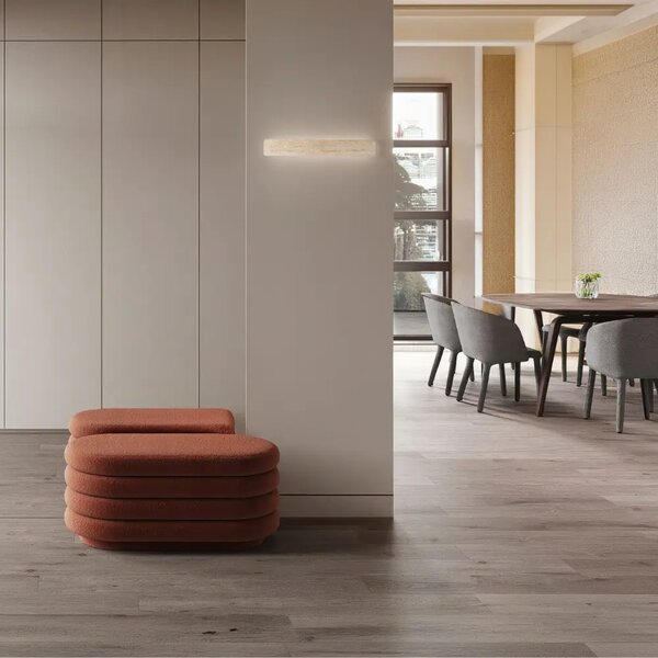 Nova Luce Travertinové nástěnné LED světlo Alyssa 60 cm