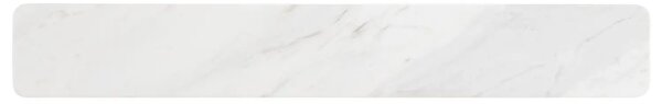 Nova Luce Bílé mramorové nástěnné LED světlo Alyssa 60 cm