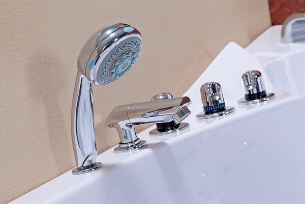 BPS-koupelny Hydromasážní vířivá vana Orino 632 152x152 s ohřevem vody