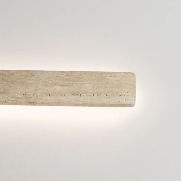 Nova Luce Travertinové nástěnné LED světlo Alyssa 60 cm