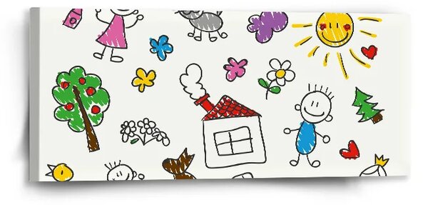 Sablio Obraz Malování 2 - 110x50 cm