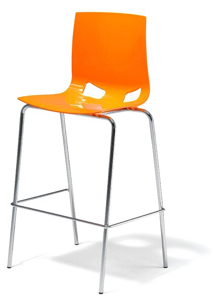 AJ Produkty Barová židle PHOENIX, oranžová