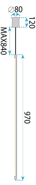 Toolight Toolight, LED stropní svítidlo 100cm, 13W, 4000K, APP1414-C, zlatá lesklá, OSW-00966