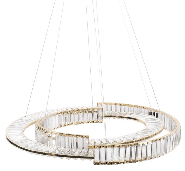 Toolight Toolight, LED křišťálové stropní svítidlo APP1524-CP60/80, zlatá, OSW-06972