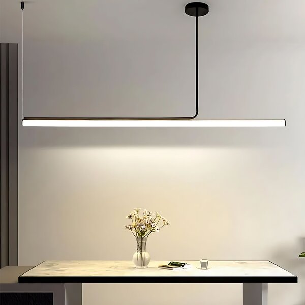 Toolight Toolight, LED stropní svítidlo 140cm, 14W, APP1660-CP, černá, OSW-06994