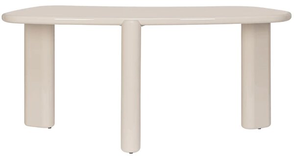 Bizzotto Lesklý béžový psací stůl Otilia 168 x 75 cm