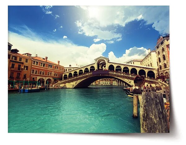 Sablio Plakát Ponte di Rialto - 60x40 cm