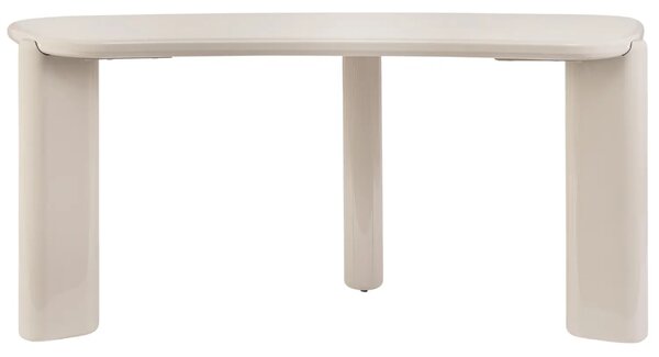 Bizzotto Lesklý béžový psací stůl Otilia 168 x 75 cm