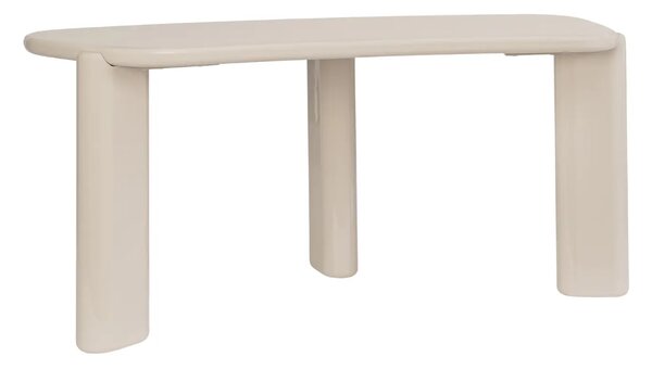 Bizzotto Lesklý béžový psací stůl Otilia 168 x 75 cm