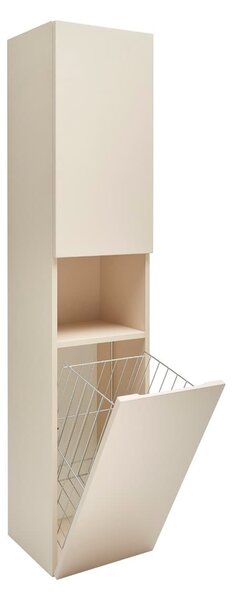 Koupelnová skříňka vysoká SAT Feel 36x165x32 cm béžová mat SATFEELV36BEK