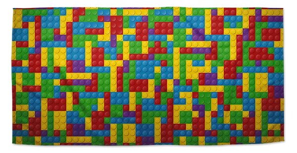 Sablio Ručník Barevná stavebnice - 30x50 cm