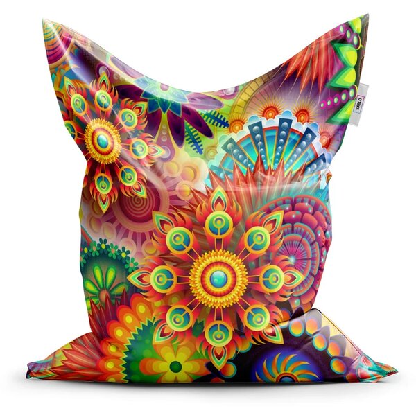 Sablio Sedací vak Classic Barevné obrazce - 150x100 cm