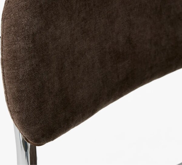 Unique Furniture Hnědá čalouněná jídelní židle Griffin