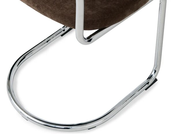 Unique Furniture Hnědá čalouněná jídelní židle Griffin