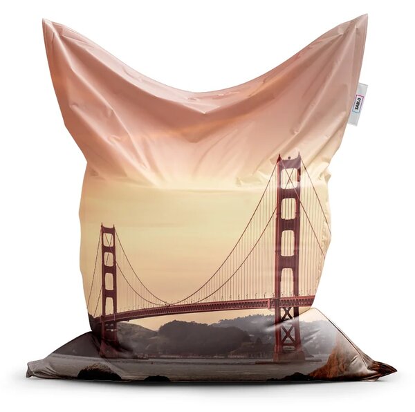 Sablio Sedací vak Classic Golden Gate 2 - 150x100 cm
